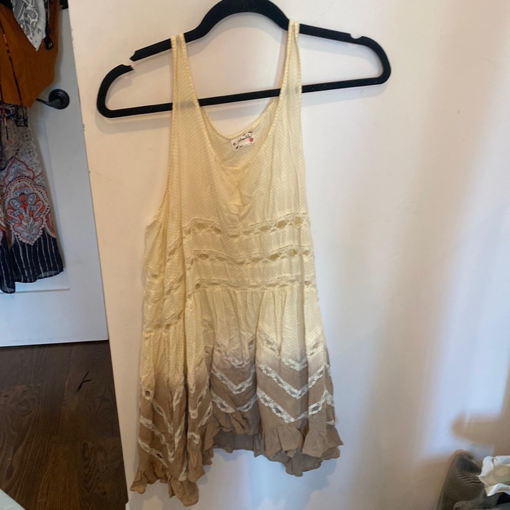 Free people dress with lace in XS